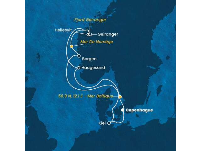 Allemagne - Danemark - Norvège - Croisière au Danemark, Norvège et Allemagne avec le Costa Diadema