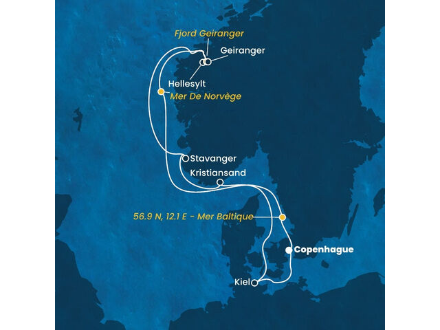 Allemagne - Danemark - Copenhague - Norvège - Croisière en Danemark, Norvège, Allemagne avec le Costa Diadema