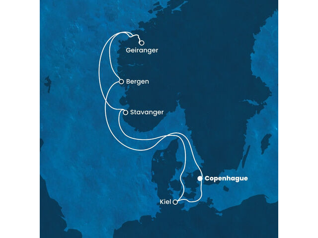 Allemagne - Danemark - Norvège - Croisière au Danemark, Norvège et Allemagne à bord du Costa Diadema