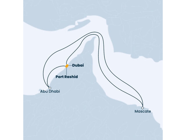 
            Emirats Arabes Unis, Oman à bord du Costa Toscana
         