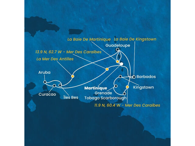 Antilles, Trinité et Tobago avec le Costa Fortuna