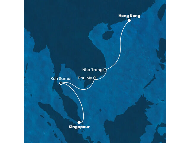 Chine, Vietnam, Singapour avec le Costa Serena