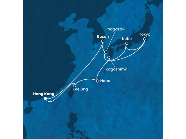 Chine, Taïwan, Japon, Corée du Sud avec le Costa Serena
