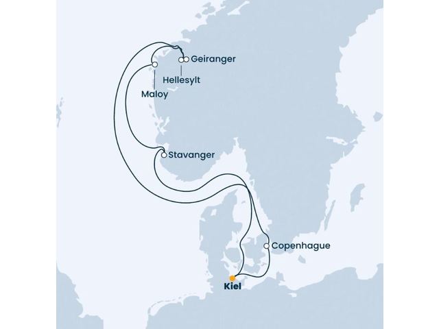 Allemagne - Danemark - Norvège - Croisière en Allemagne, Danemark et Norvège à bord du Costa Firenze