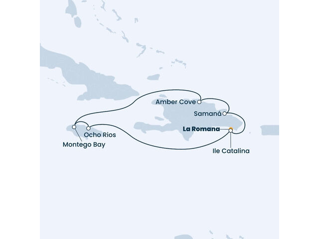 
            Rép.Dominicaine, Jamaïque à bord du Costa Pacifica
         