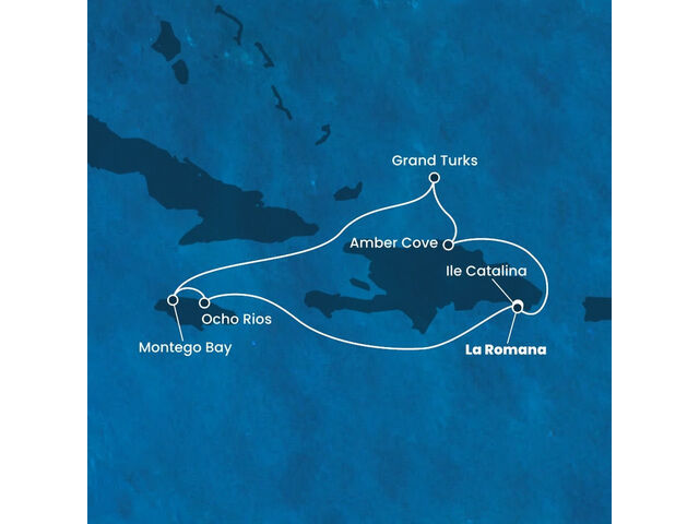 Rép.Dominicaine, Jamaïque, Turks et Caicos à bord du Costa Fascinosa