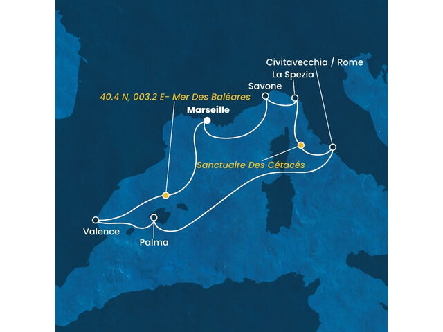 Baléares - Majorque - Espagne - Italie - Croisière en Italie, Baléares et Espagne à bord du Costa Pacifica