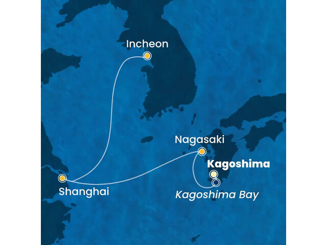 Chine - Japon - Corée du Sud - Japon, Chine, Corée du Sud à bord du Costa Serena