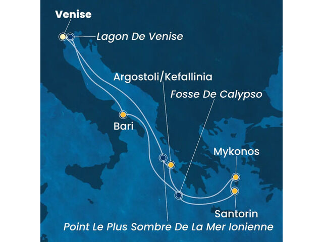 Italie, Grèce à bord du Costa Deliziosa