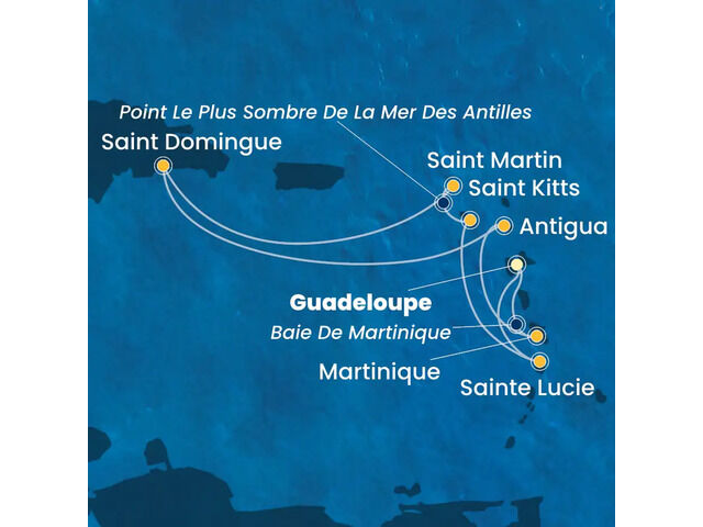 Antilles à bord du Costa Favolosa