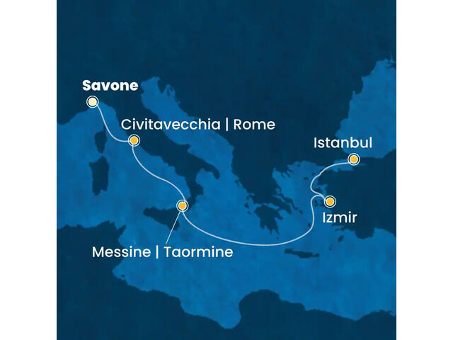 Italie, Turquie à bord du Costa Fortuna