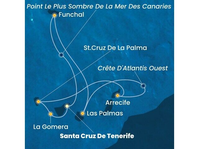 Canaries, Espagne, Madère à bord du Costa Pacifica